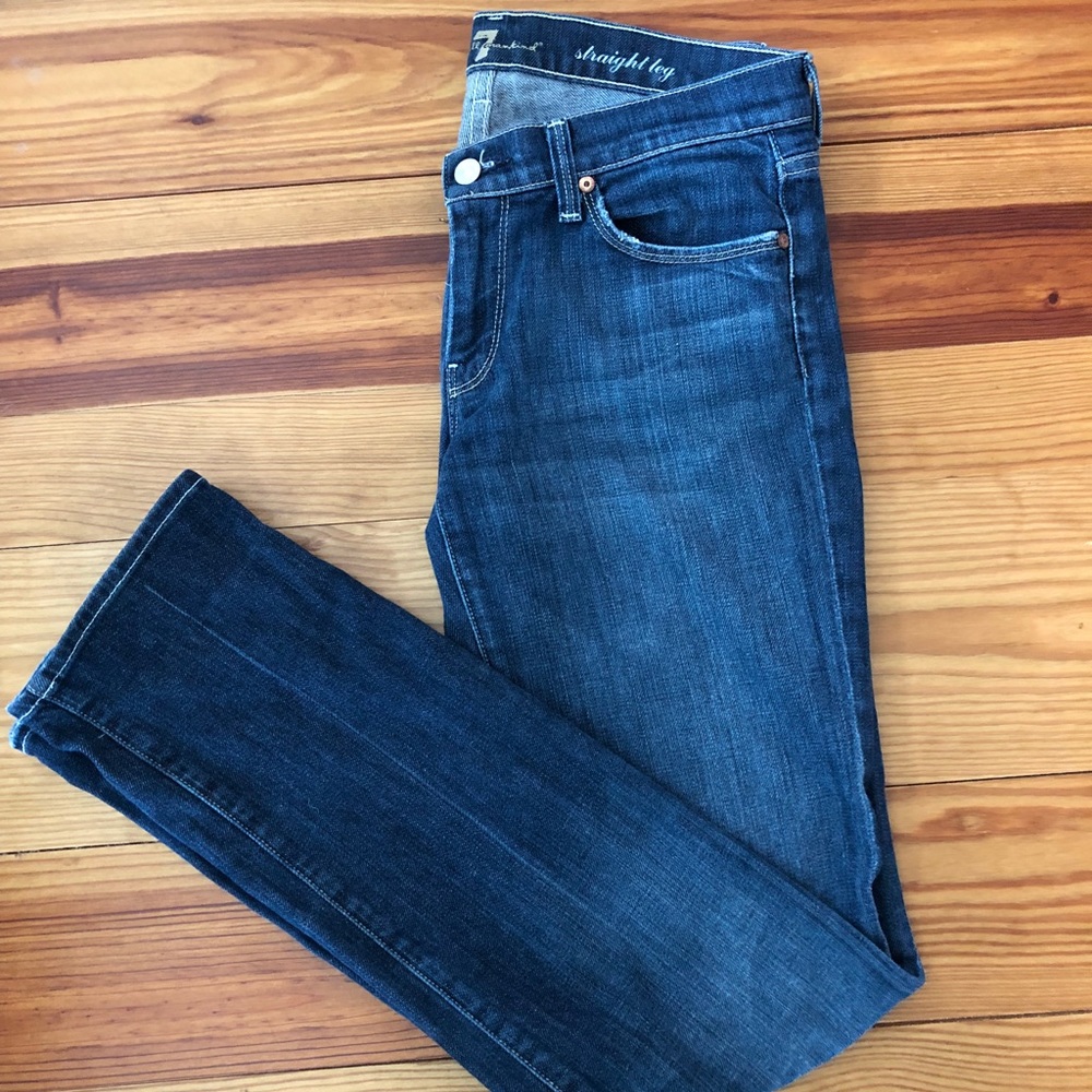 7 for All Mankind Straight Leg Jeans 29